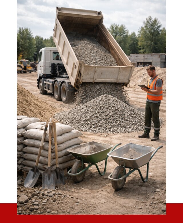 Доставка нерудных материалов в Камне-на-Оби от 1218 руб. | ПРОНЕРУДКно