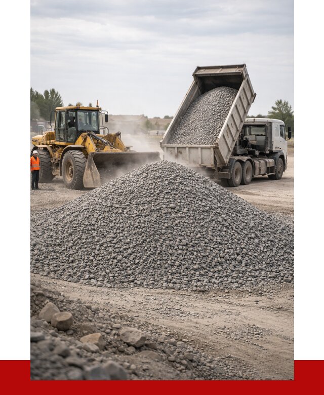 Купить щебень с доставкой в Камне-на-Оби от 2538 руб. | ПРОНЕРУДКно