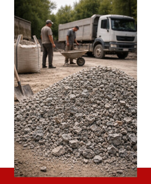 Гранитный щебень фракция 20-40 в Камне-на-Оби от 3248 руб. ПРОНЕРУДКно