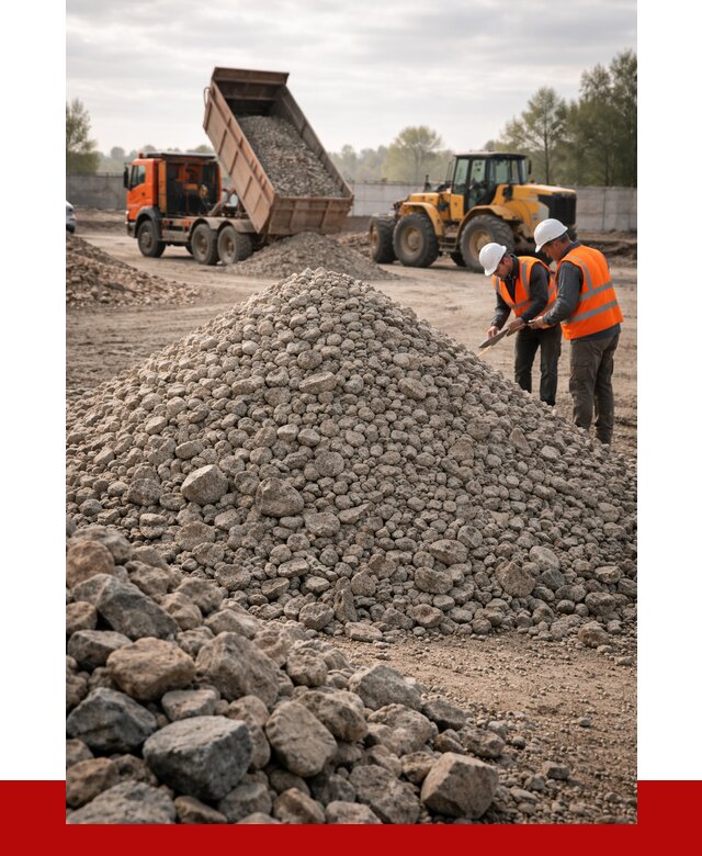 Гранитный щебень фракция 40-70 в Камне-на-Оби от 2538 руб ПРОНЕРУДКно