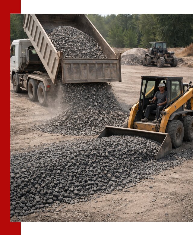 Гранитный щебень фракция 40-70 с доставкой в Камне-на-Оби