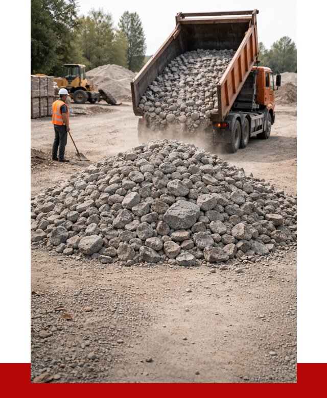 Гранитный щебень фракция 70-150 в Камне-на-Оби от 1675 | ПРОНЕРУДКно