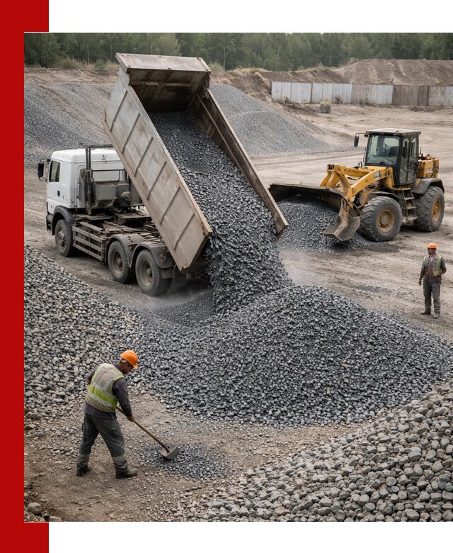 Щебень габбро-диабаз фр. 5-20 с доставкой в Камне-на-Оби