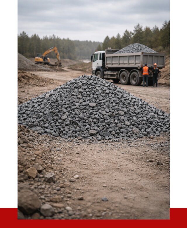 Щебень габбро диабаз фракция 40-70 в Камне-на-Оби от 2233 р-ПРОНЕРУДКно