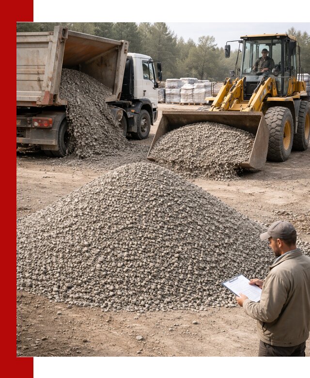 Гравийный щебень фракция 5–10 с доставкой в Камне-на-Оби