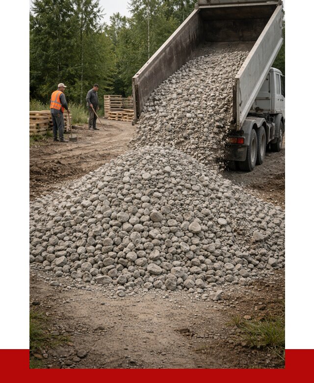 гравийный щебень фракция 70-120 в Камне-на-Оби от 2487 р. ПРОНЕРУДКно