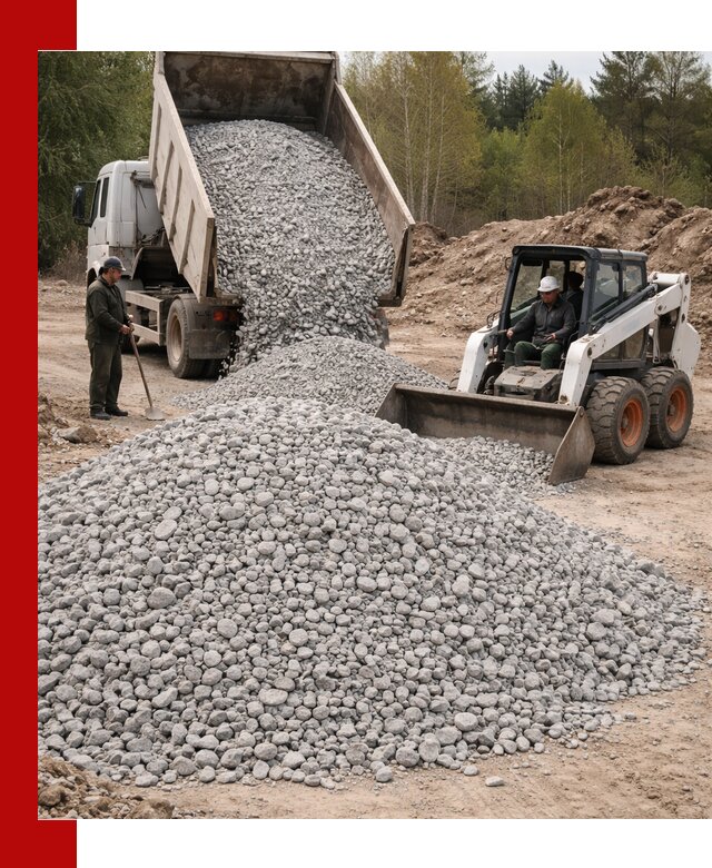 Доставка доломитового щебня в Камне-на-Оби напрямую от карьера