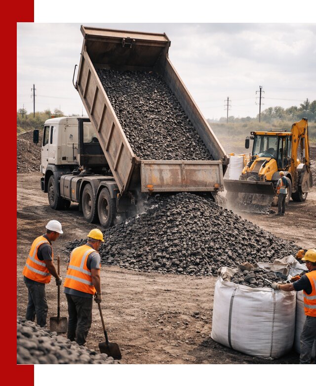 Шлаковый щебень фракция 40-70 с доставкой в Камне-на-Оби