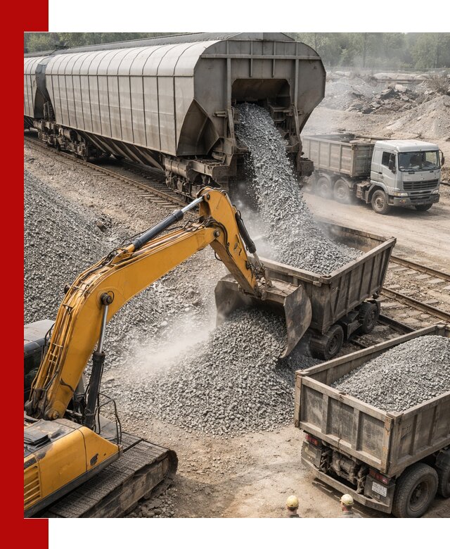 Доставка железнодорожного щебня в Камне-на-Оби крупными партиями быстрого отгруза