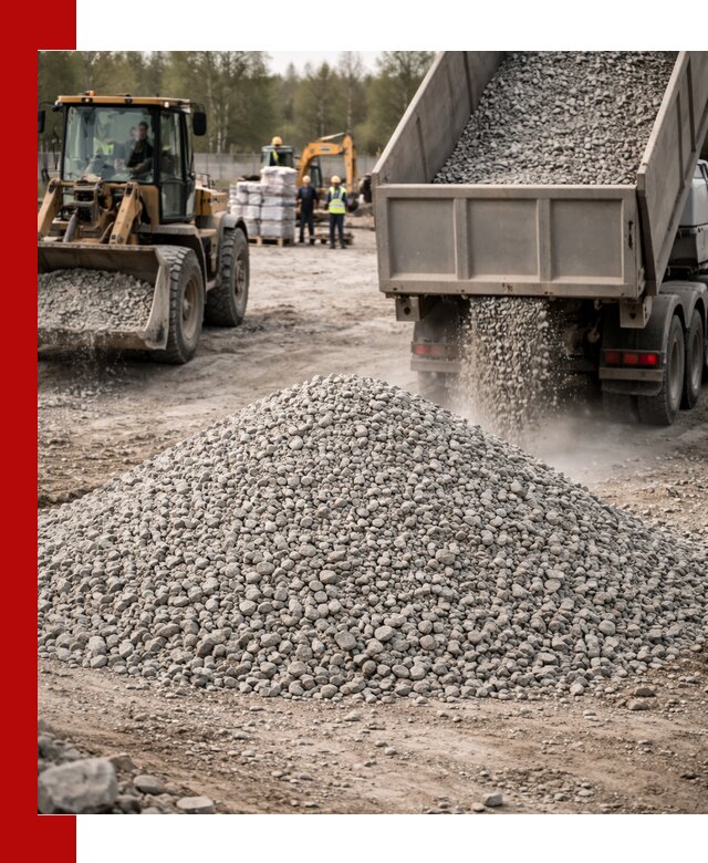 Вторичный щебень фракции 5-20 в Камне-на-Оби — доставка и продажа крупнотоннажно