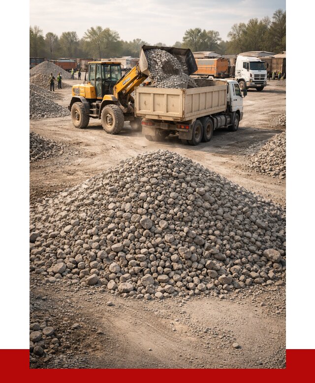 Вторичный щебень фракция 40-70 в Камне-на-Оби от 1766 р, ПРОНЕРУДКно