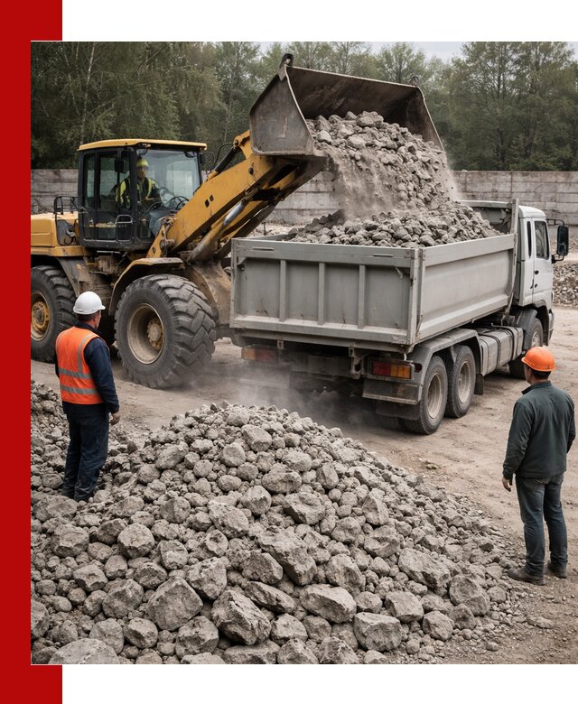 Вторичный щебень фракция 70–150 в Камне-на-Оби с доставкой