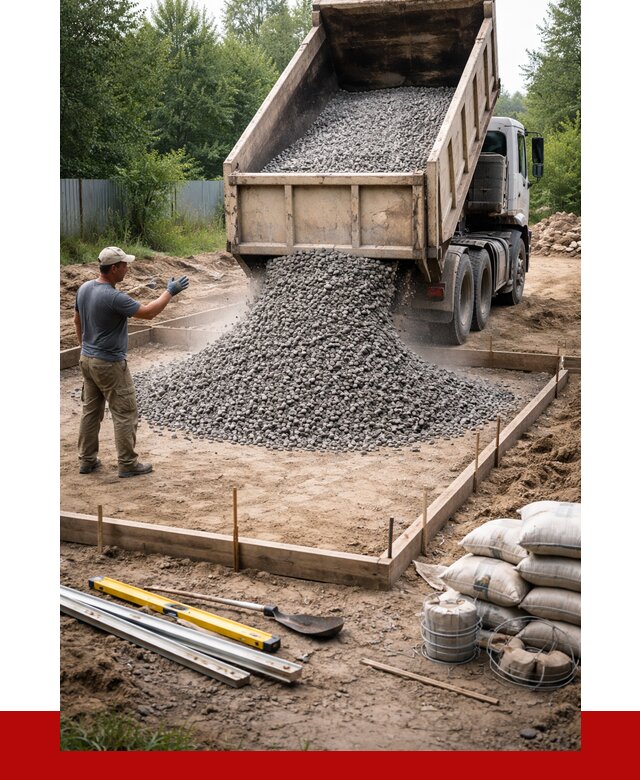 Купить щебень для фундамента в Камне-на-Оби от 4568 р. | ПРОНЕРУДКно