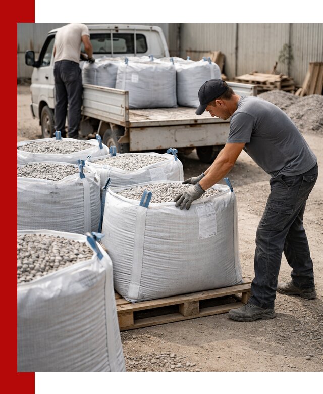Доставка щебня в мешках по выгодным ценам в Камне-на-Оби
