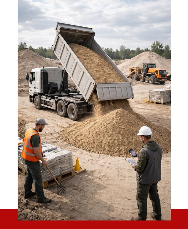 Карьерный песок с доставкой в Камне-на-Оби от 3654 р. ПРОНЕРУДКно