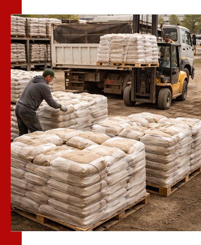 Карьерный песок в мешках с доставкой в Камне-на-Оби