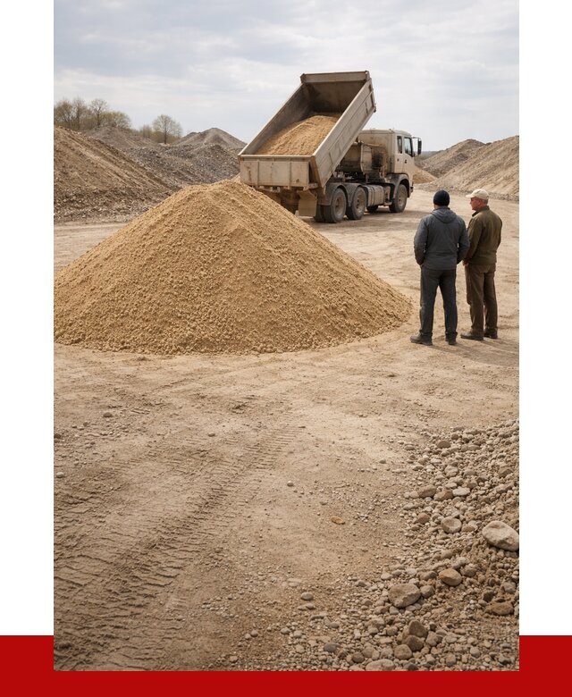 Карьерный песок крупнозернистый в Камне-на-Оби от 8628 р | ПРОНЕРУДКно