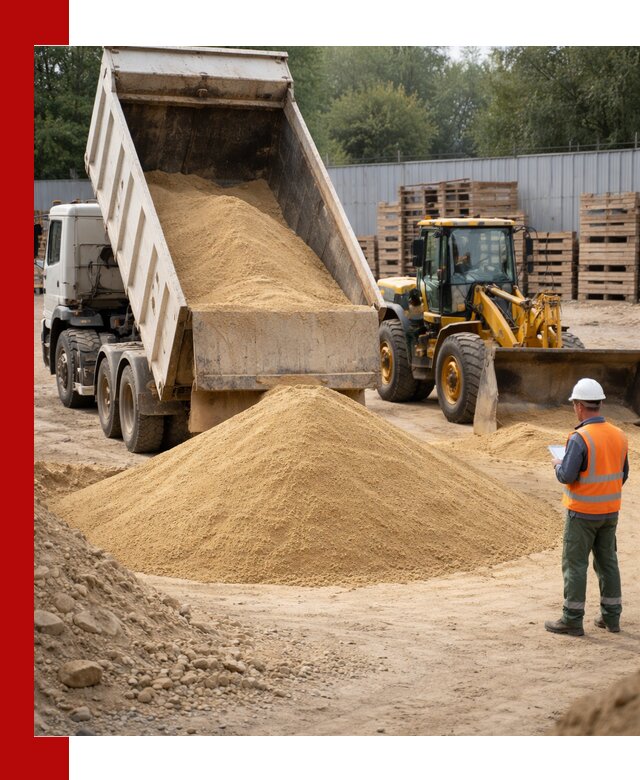 Доставка карьерного мелкозернистого песка в Камне-на-Оби