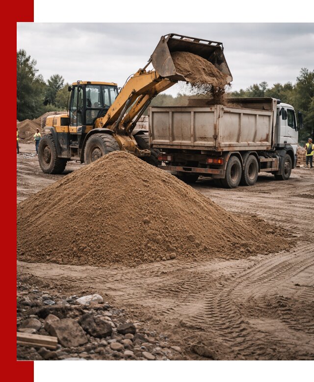 Доставка речного песка навалом в Камне-на-Оби быстро и выгодно