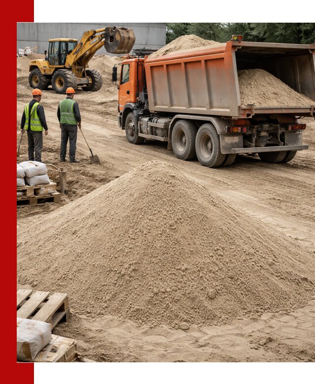 Доставка и продажа мытого речного песка в Камне-на-Оби