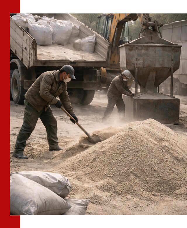 Кварцевый песок для пескоструя в Камне-на-Оби — доставка и качество