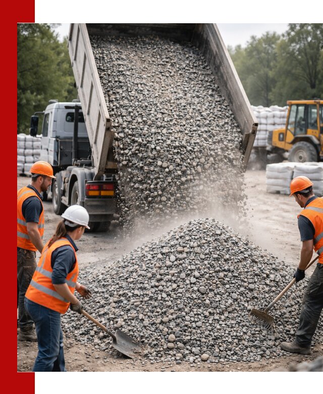 Доставка гравия и камня в Камне-на-Оби оптом и в розницу