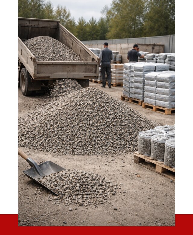 Гравий фракция 5-20 в Камне-на-Оби купить от 2335 р. ПРОНЕРУДКно