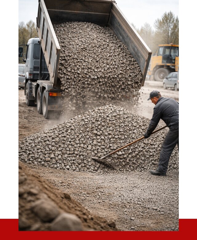 Гравий фракция 20-40 в Камне-на-Оби от 2538 р. доставка | ПРОНЕРУДКно