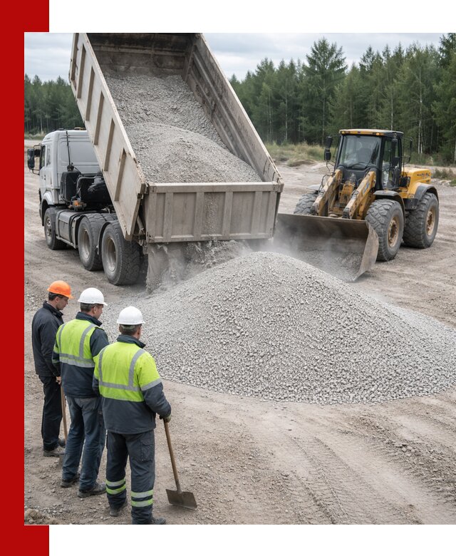 Известняковый отсев 0-5 доставка в Камне-на-Оби быстро и выгодно