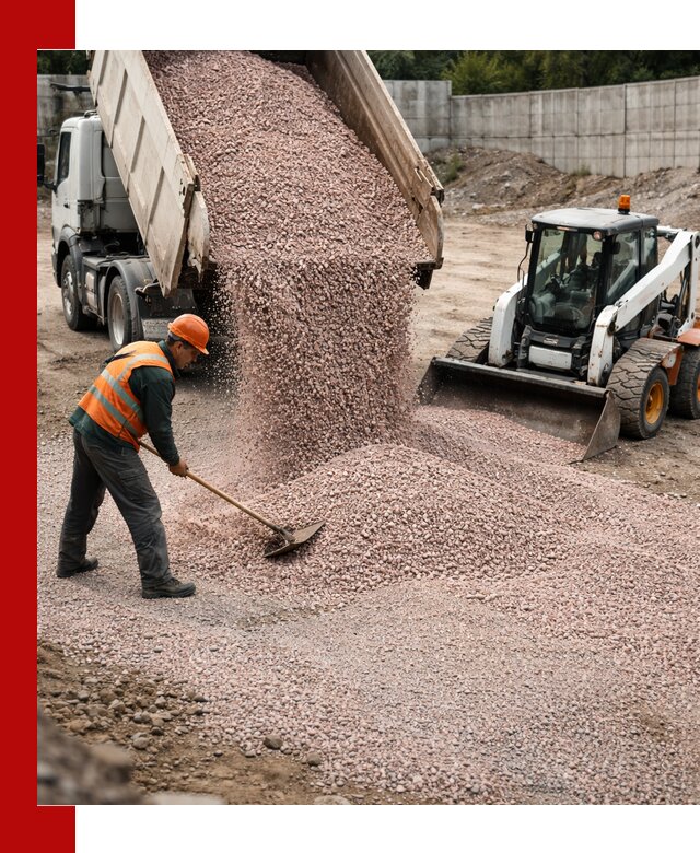 Крошка розовый гранит с доставкой в Камне-на-Оби от производителя