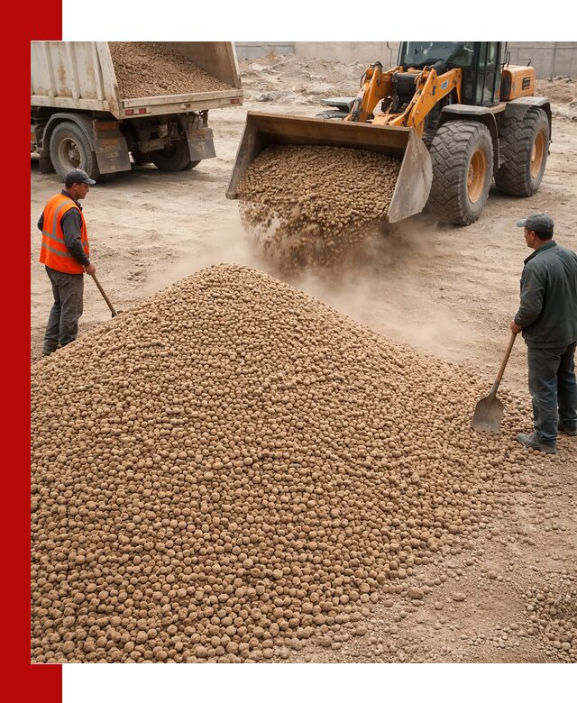 Керамзит фракция 10-20 с доставкой в Камне-на-Оби