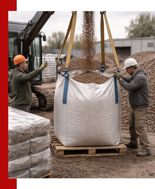 Керамзит в биг-бегах с доставкой в Камне-на-Оби