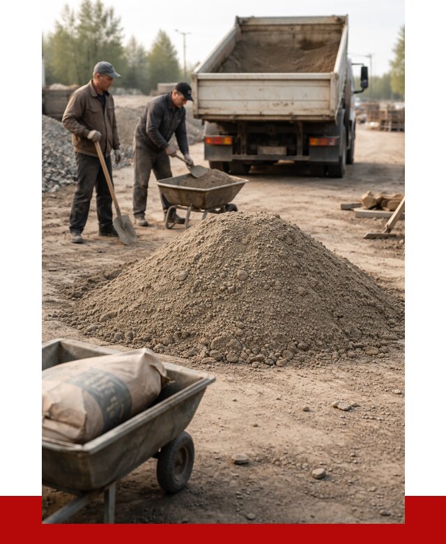 Цементно-песчаная смесь М150 в Камне-на-Оби от 4771 р. | ПРОНЕРУДКно