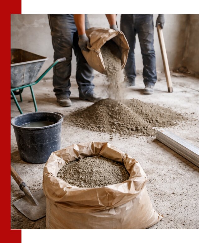 Доставка сухой смеси для стяжки в Камне-на-Оби