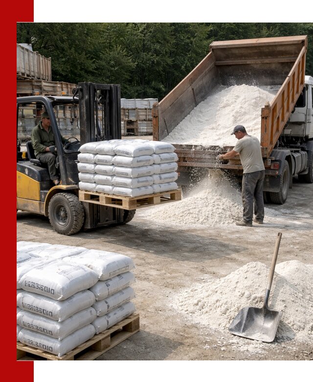 Доставка строительной извести оптом и в розницу в Камне-на-Оби
