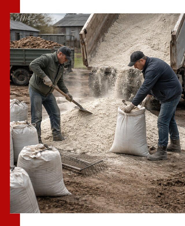 Доставка извести пушонки в Камне-на-Оби оптом и мелким оптом