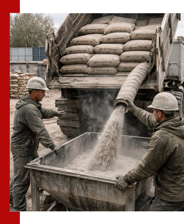 Доставка цемента М400 в Камне-на-Оби оптом и в розницу