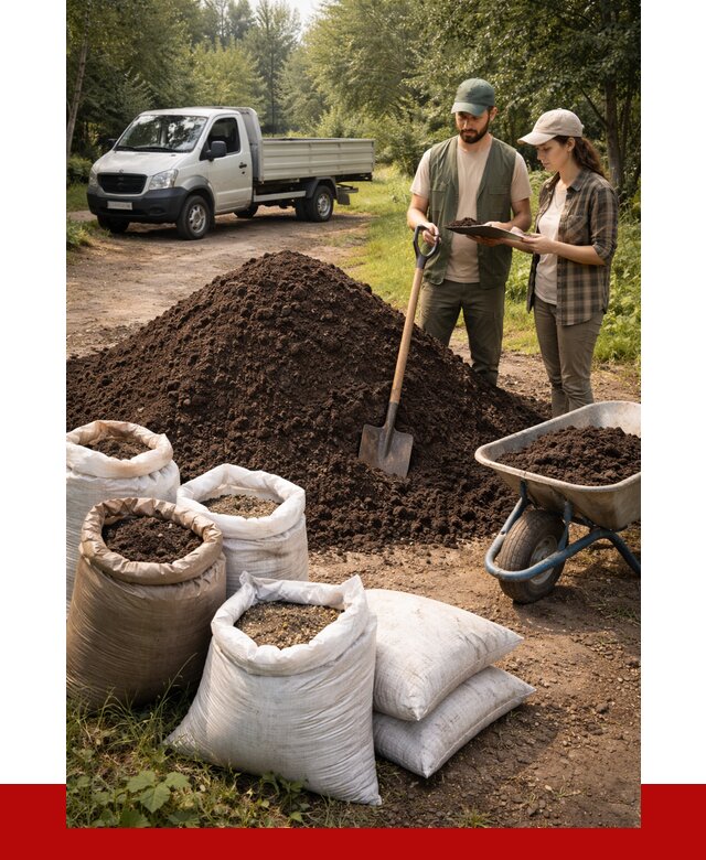 Купить грунт с доставкой в Камне-на-Оби от 4568 р. за м3 | ПРОНЕРУДКно