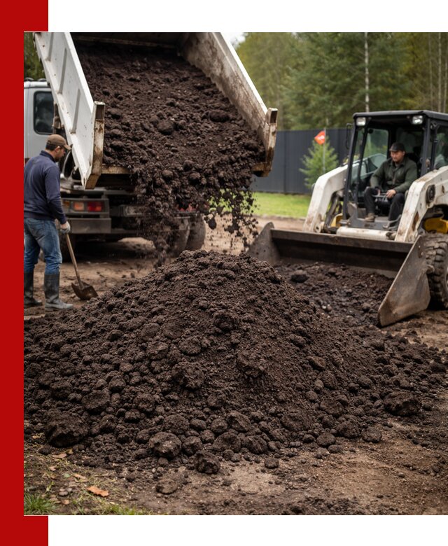 Плодородный грунт с доставкой в Камне-на-Оби для садов и огородов