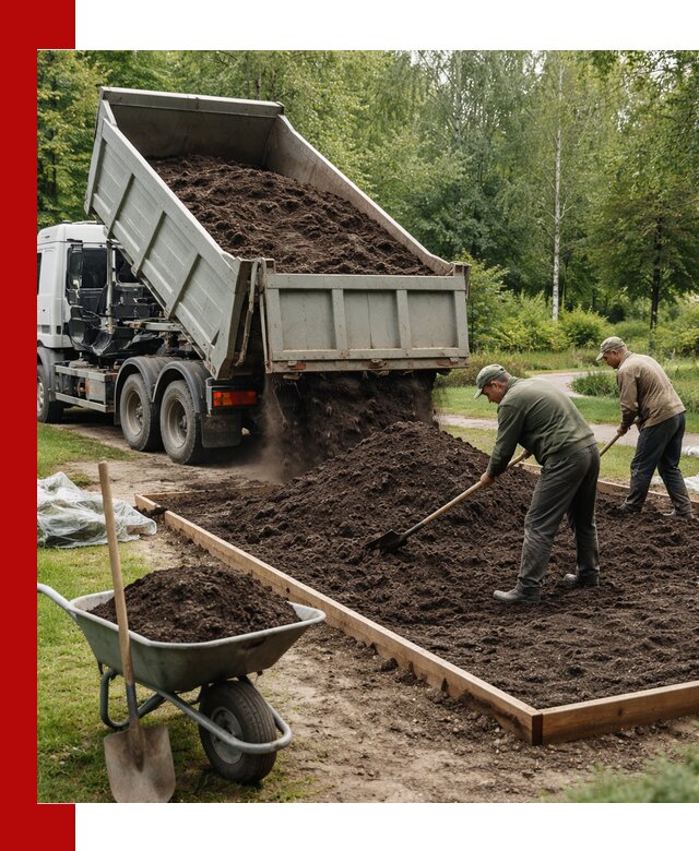 Доставка грунта для озеленения и благоустройства в Камне-на-Оби