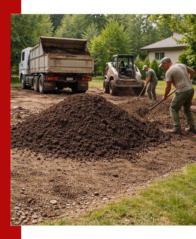 Доставка и укладка грунта для газона в Камне-на-Оби
