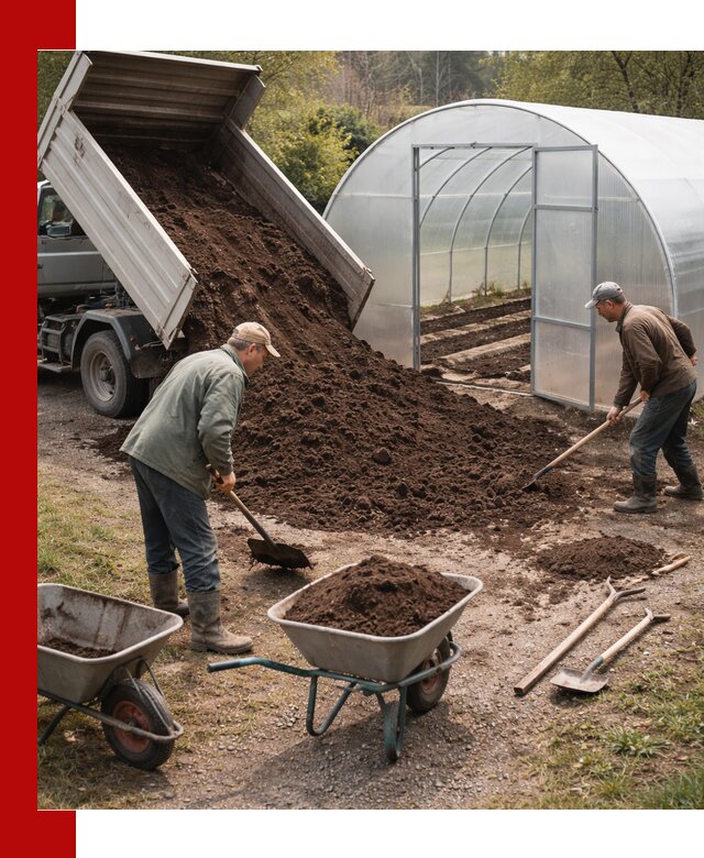 Грунт для теплицы с доставкой в Камне-на-Оби — плодородный субстрат под растения