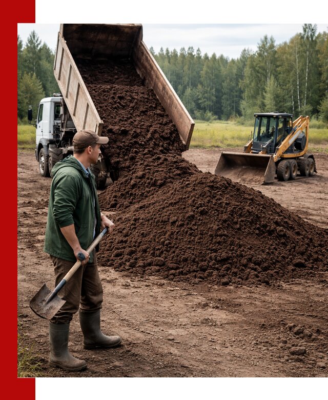 Купить верховой торф с доставкой в Камне-на-Оби для садоводства и растений