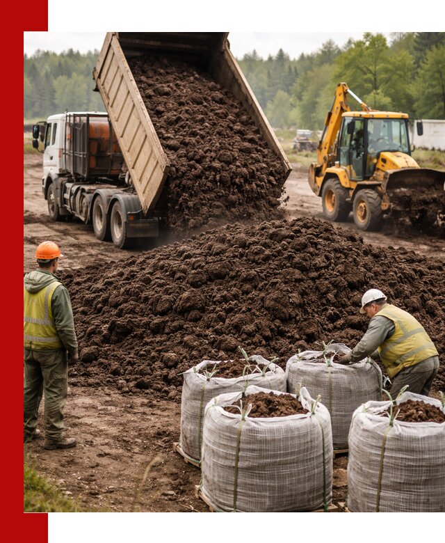 Доставка нейтрального торфа в Камне-на-Оби оптом и в розницу