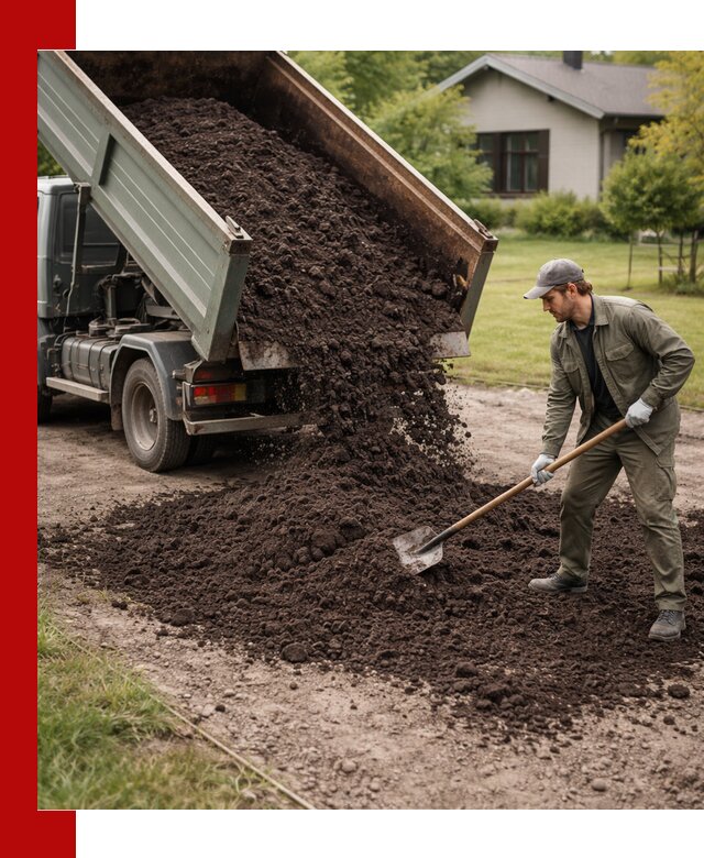 Чернозем для газона с доставкой в Камне-на-Оби быстро и качественно