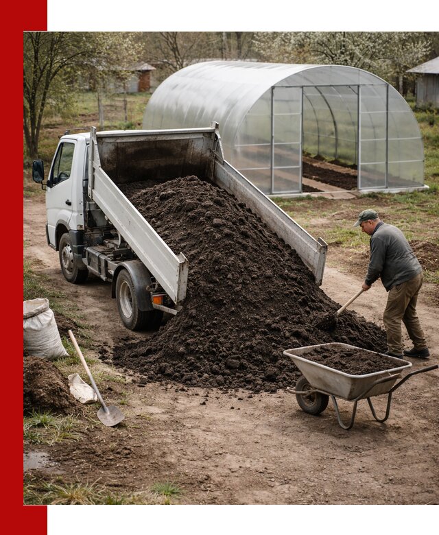 Чернозем для теплицы с доставкой в Камне-на-Оби