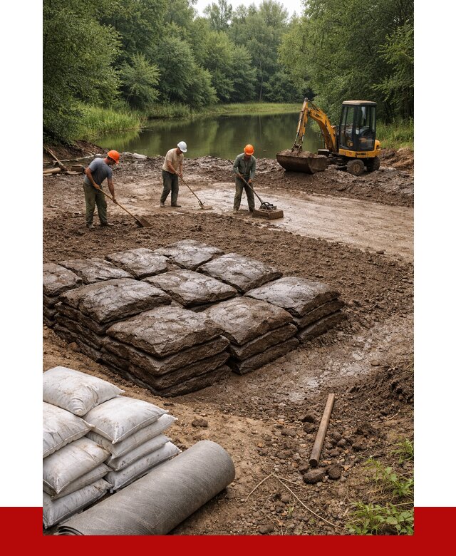 Купить глину для пруда в Камне-на-Оби от 4568 р. с доставкой | ПРОНЕРУДКно