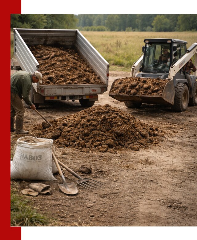Доставка конского навоза в Камне-на-Оби с разгрузкой и доставкой на объект