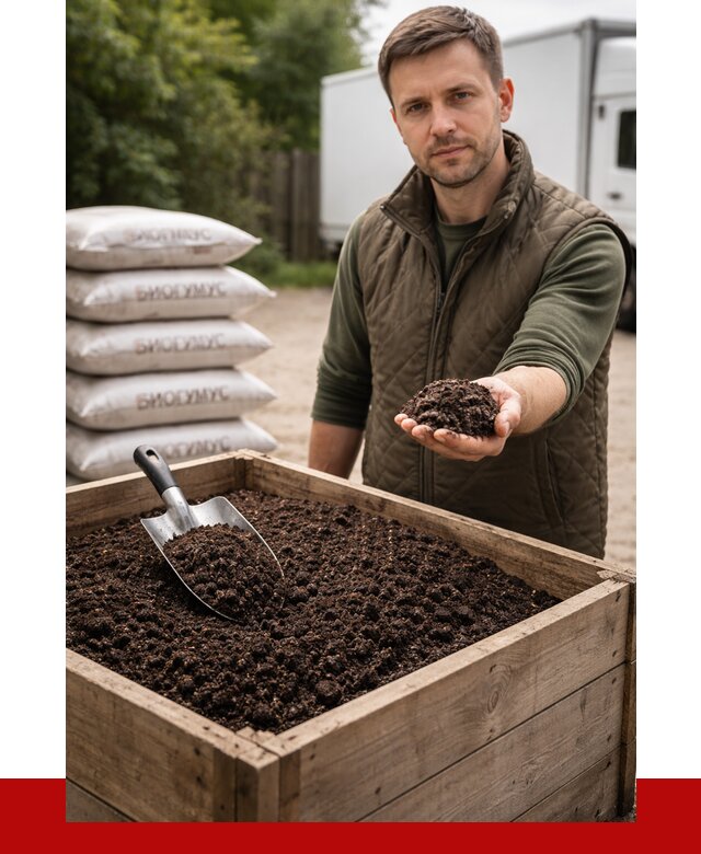 Купить биогумус в Камне-на-Оби с доставкой от 8628 р. за куб | ПРОНЕРУДКно