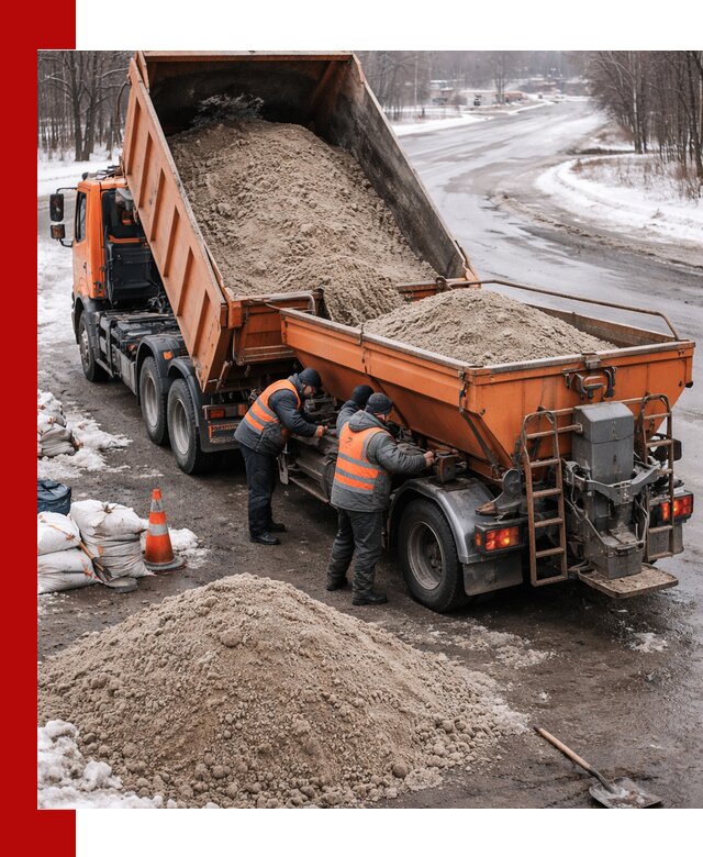 Поставка и вывоз пескосоля в Камне-на-Оби оптом и в розницу